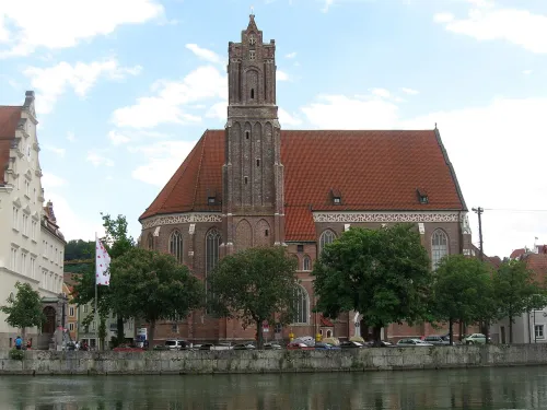 Heilig-Geist-Kirche in Landshut, stop 7 on the self-guided walking tour
