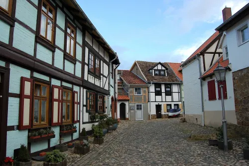 Münzenberg in Quedlinburg, Station 3 auf dem selbstgeführten Stadtrundgang