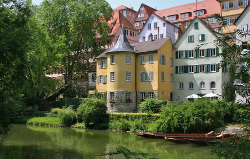 Hölderlinturm in Tübingen, Station 8 auf dem selbstgeführten Stadtrundgang