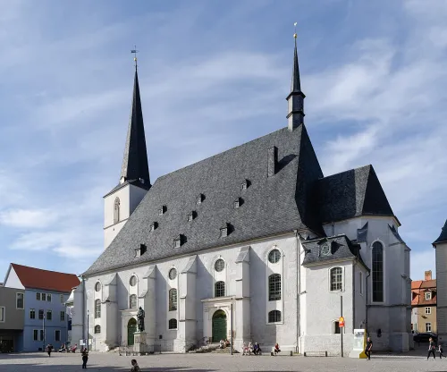 Herder Church (St. Peter and Paul) in Weimar, stop 6 on the self-guided walking tour