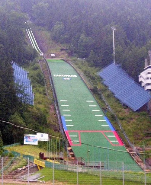 Wielka Krokiew Ski Jump in Zakopane, stop 3 on the self-guided walking tour