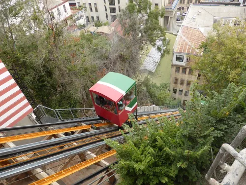 Ascensor El Peral i Valparaíso, stop 4 på den selvguidede vandretur
