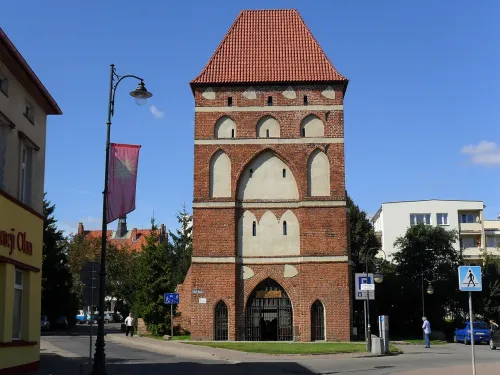 Potter's Gate in Malbork, stop 6 on the self-guided walking tour