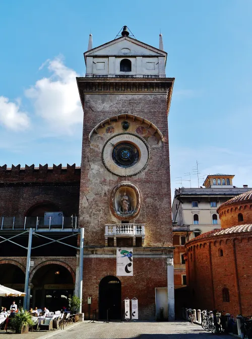 Torre dell'Orologio in Mantua, stop 6 on the self-guided walking tour