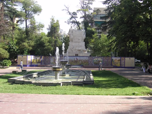 Plaza España i Mendoza, stop 6 på den selvguidede vandretur