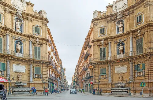 Quattro Canti in Palermo, stop 4 on the self-guided walking tour