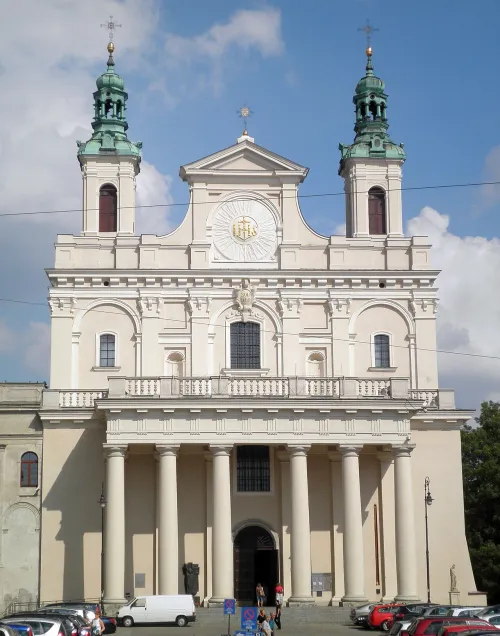 Lublin Cathedral, stop 8 on the self-guided walking tour