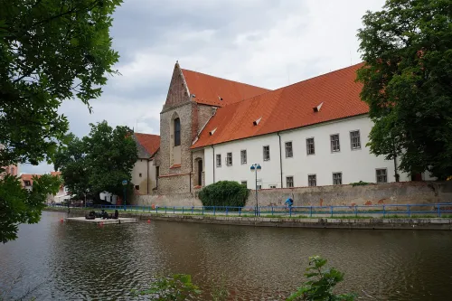 Dominican Monastery in Ceske Budejovice, stop 7 on the self-guided walking tour
