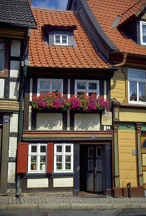 Smallest House in Wernigerode, stop 4 on the self-guided walking tour