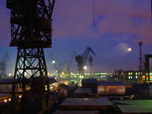 Gdansk Shipyard, stop 11 on the self-guided walking tour