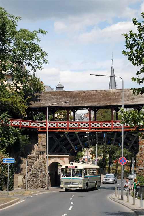 Heidenmauer in Wiesbaden, Station 7 auf dem selbstgeführten Stadtrundgang