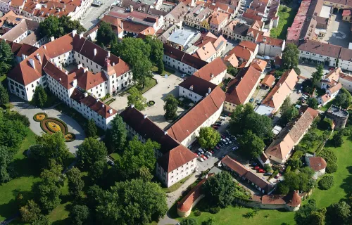 Třeboň Château in Trebon, stop 6 on the self-guided walking tour