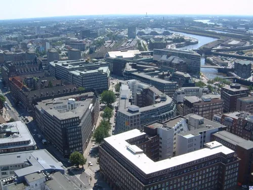Kontorhausviertel in Hamburg, stop 2 on the self-guided walking tour