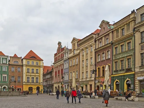 Old Market Square in Poznan, stop 1 on the self-guided walking tour