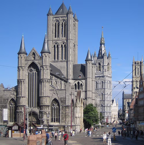 Sint-Niklaaskerk i Gent, stop 4 på den selvguidede vandretur