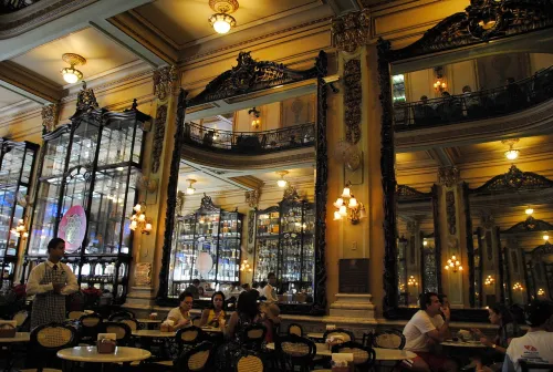 Confeitaria Colombo in Rio de Janeiro, Station 5 auf dem Stadtrundgang auf eigene Faust