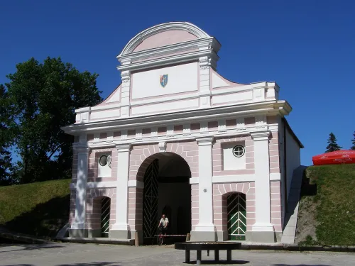 Tallinn Gate in Parnu, stop 1 on the self-guided walking tour