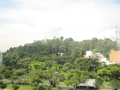 Cerro Nutibara (Pueblito Paisa) i Medellín, stop 9 på den selvguidede vandretur