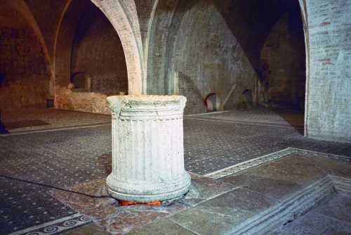 Casa Romana in Spoleto, stop 4 on the self-guided walking tour