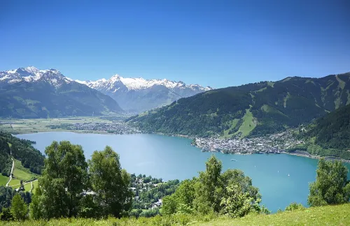 Lake Zell in Zell Am See, stop 4 on the self-guided walking tour