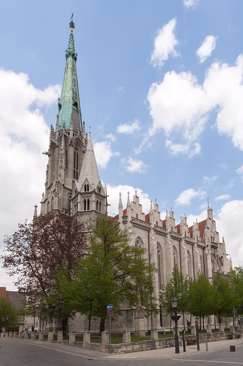Marienkirche in Mühlhausen, stop 1 on the self-guided walking tour
