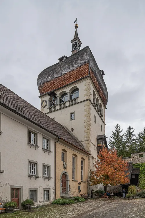 Martinsturm in Bregenz, stop 6 on the self-guided walking tour