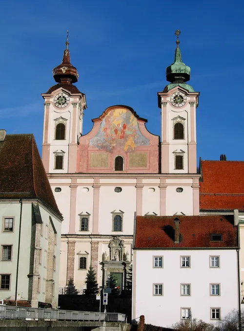 Michaelerkirche in Steyr, stop 7 on the self-guided walking tour