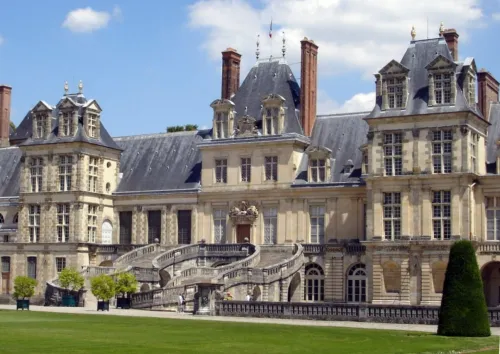Chateau de Fontainebleau, stop 1 on the self-guided walking tour