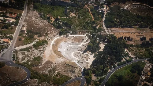 Neapolis Archaeological Park in Siracusa, stop 2 on the self-guided walking tour
