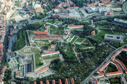 Petersberg Citadel in Erfurt, stop 1 on the self-guided walking tour