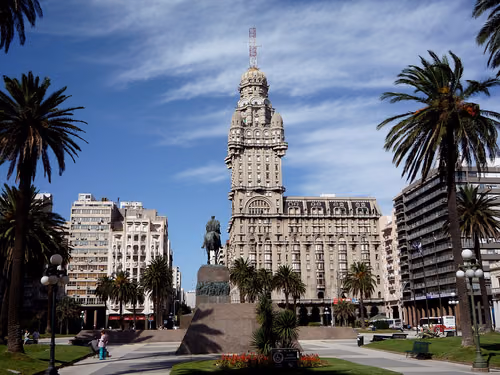 Plaza Independencia i Montevideo, stop 1 på den selvguidede vandretur