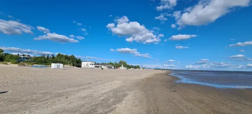 Pärnu Beach in Parnu, stop 9 on the self-guided walking tour