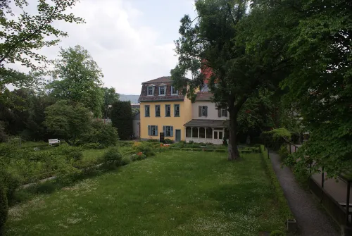 Schiller's Garden House in Jena, stop 5 on the self-guided walking tour