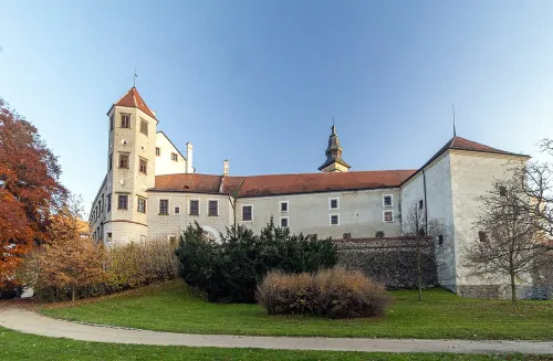 Telč Château in Telc, stop 4 on the self-guided walking tour