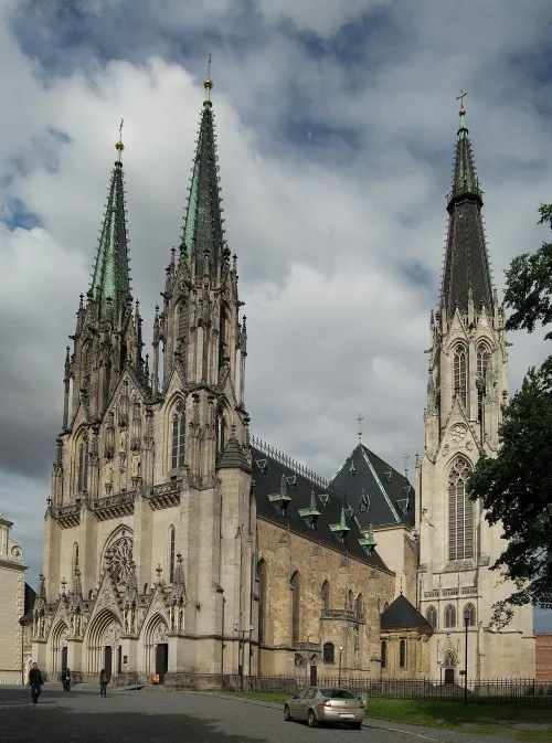 St. Wenceslas Cathedral in Olomouc, stop 4 on the self-guided walking tour
