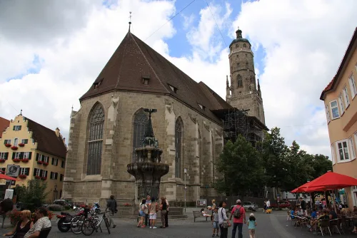 St. Georgs-Kirche in Nördlingen, stop 10 on the self-guided walking tour