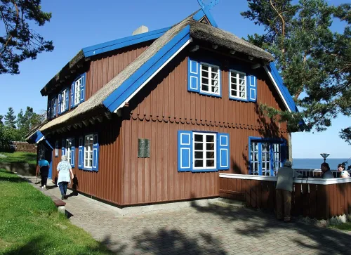 Thomas Mann Memorial Museum in Nida, stop 4 on the self-guided walking tour