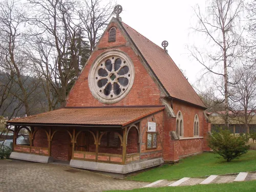 Anglican Church in Marianske Lazne, stop 7 on the self-guided walking tour