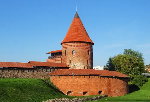 Kaunas Castle, stop 1 on the self-guided walking tour