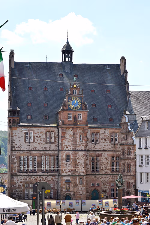 Rathaus Marburg, Station 3 auf dem selbstgeführten Stadtrundgang