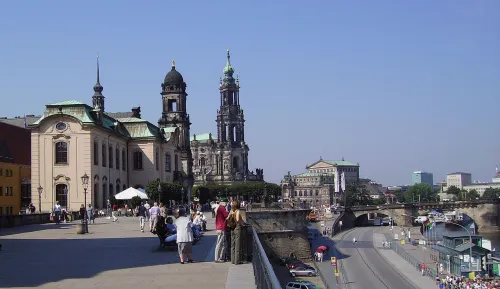 Brühlsche Terrasse in Dresden, stop 4 on the self-guided walking tour