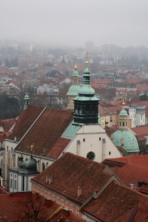 Graz Cathedral, stop 8 on the self-guided walking tour