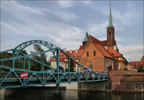 Ostrow Tumski in Wroclaw, stop 8 on the self-guided walking tour