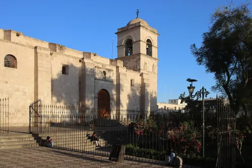 Basílica y Convento de San Francisco de Arequipa, stop 4 på den selvguidede vandretur