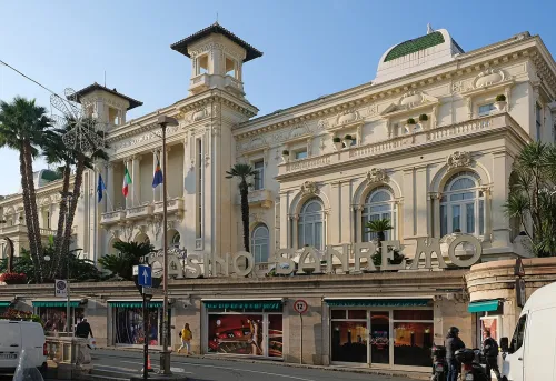 Casino di Sanremo, stop 1 on the self-guided walking tour