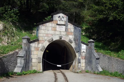 Hallstatt Salt Mine, stop 7 on the self-guided walking tour