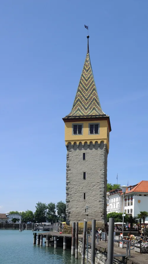 Mangturm in Lindau, stop 8 on the self-guided walking tour