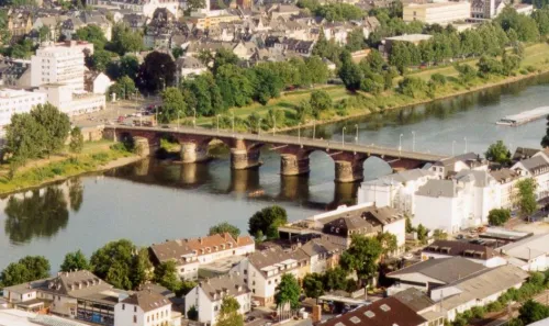 Römerbrücke in Trier, stop 8 on the self-guided walking tour