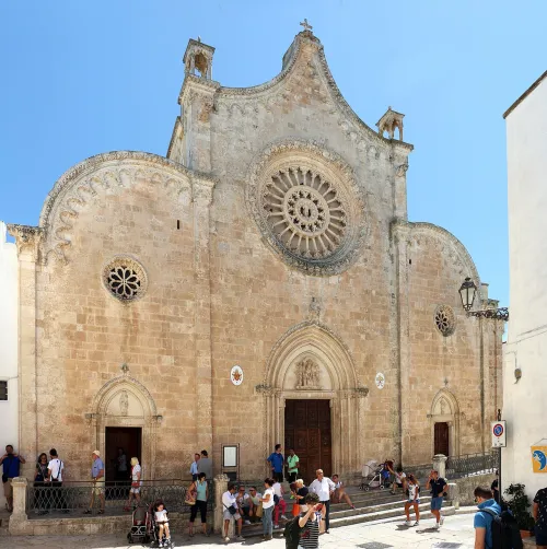 Ostuni Cathedral, stop 3 on the self-guided walking tour
