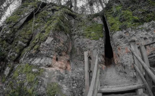 Peter's Cave in Sigulda, stop 2 on the self-guided walking tour